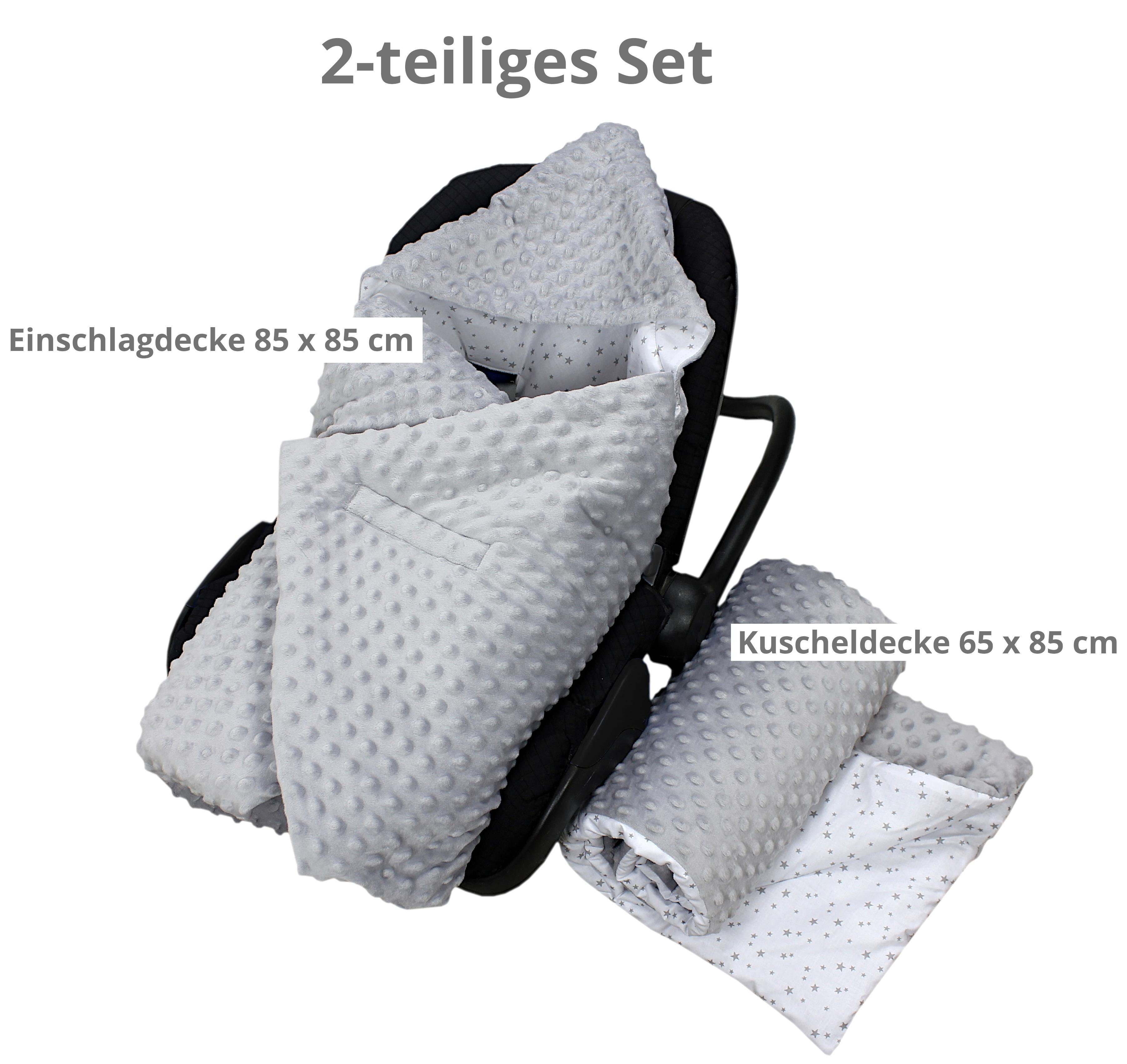 Einschlagdecke 2er SET Baby Einschlagdecke 85x85 günstig online kaufen