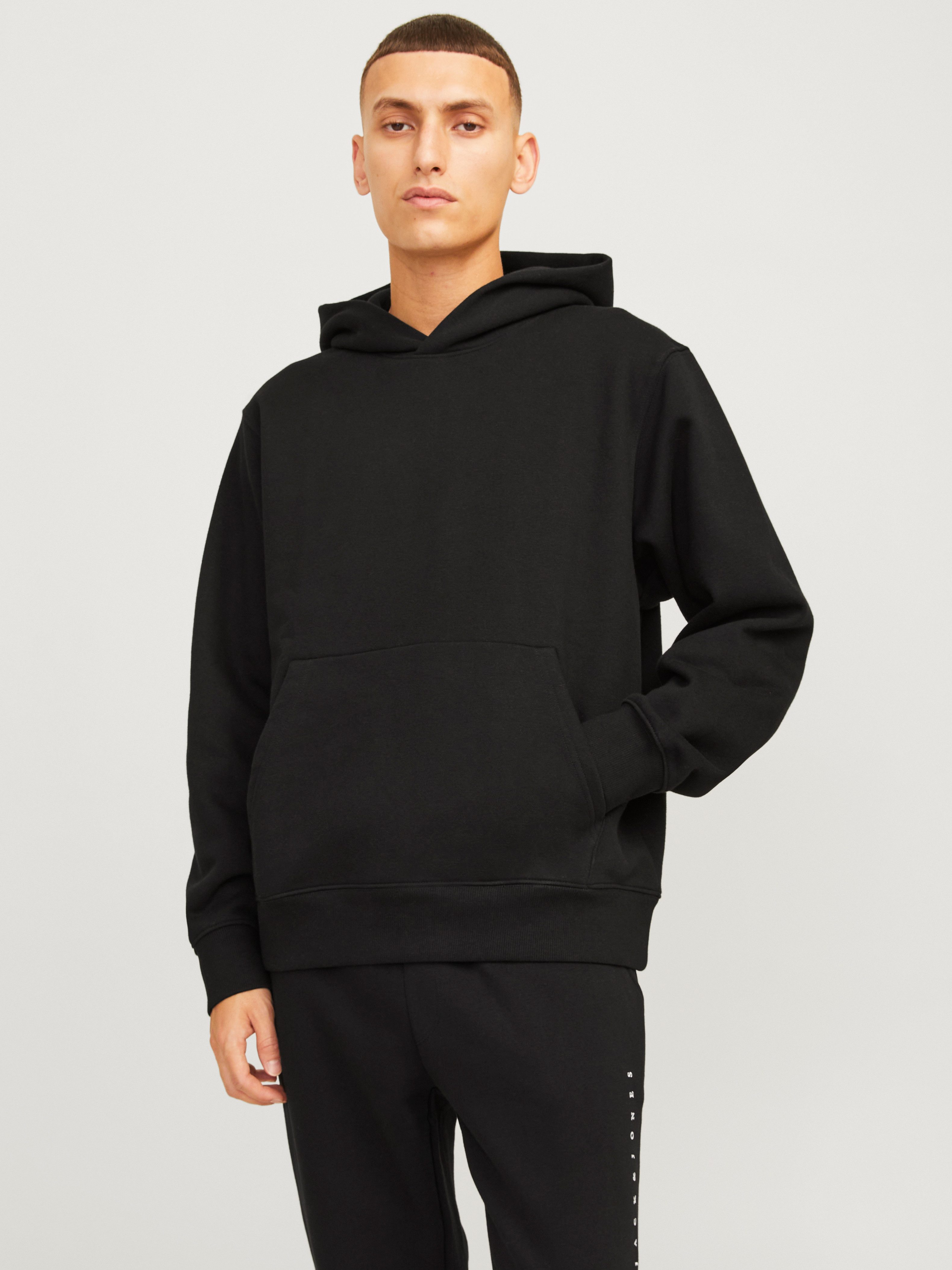 Jack & Jones Kapuzensweatshirt JJEURBAN EDGE SWEAT HOOD NOOS mit Kängurutasche