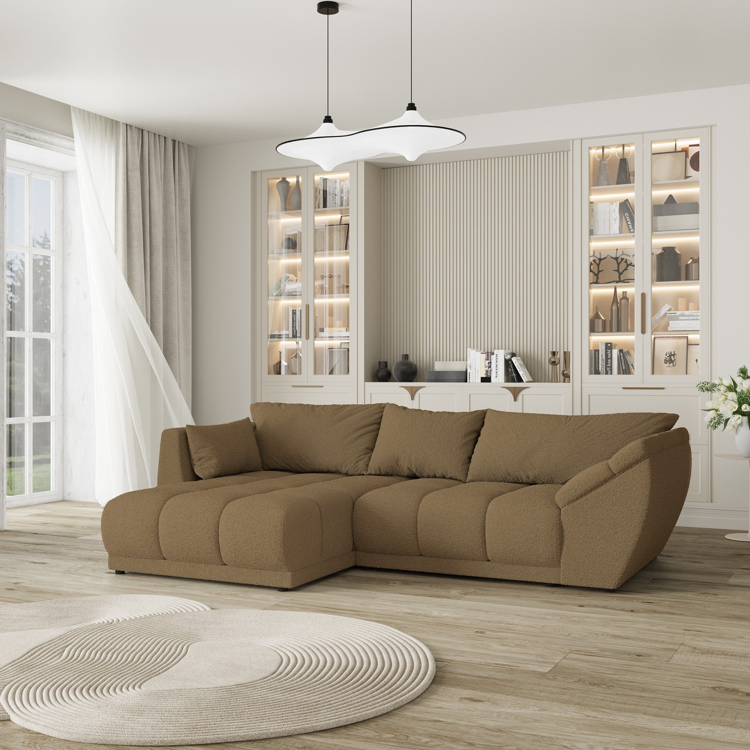 Masseno Ecksofa ORENTI mit Schlaffunktion L-Form, günstig online kaufen