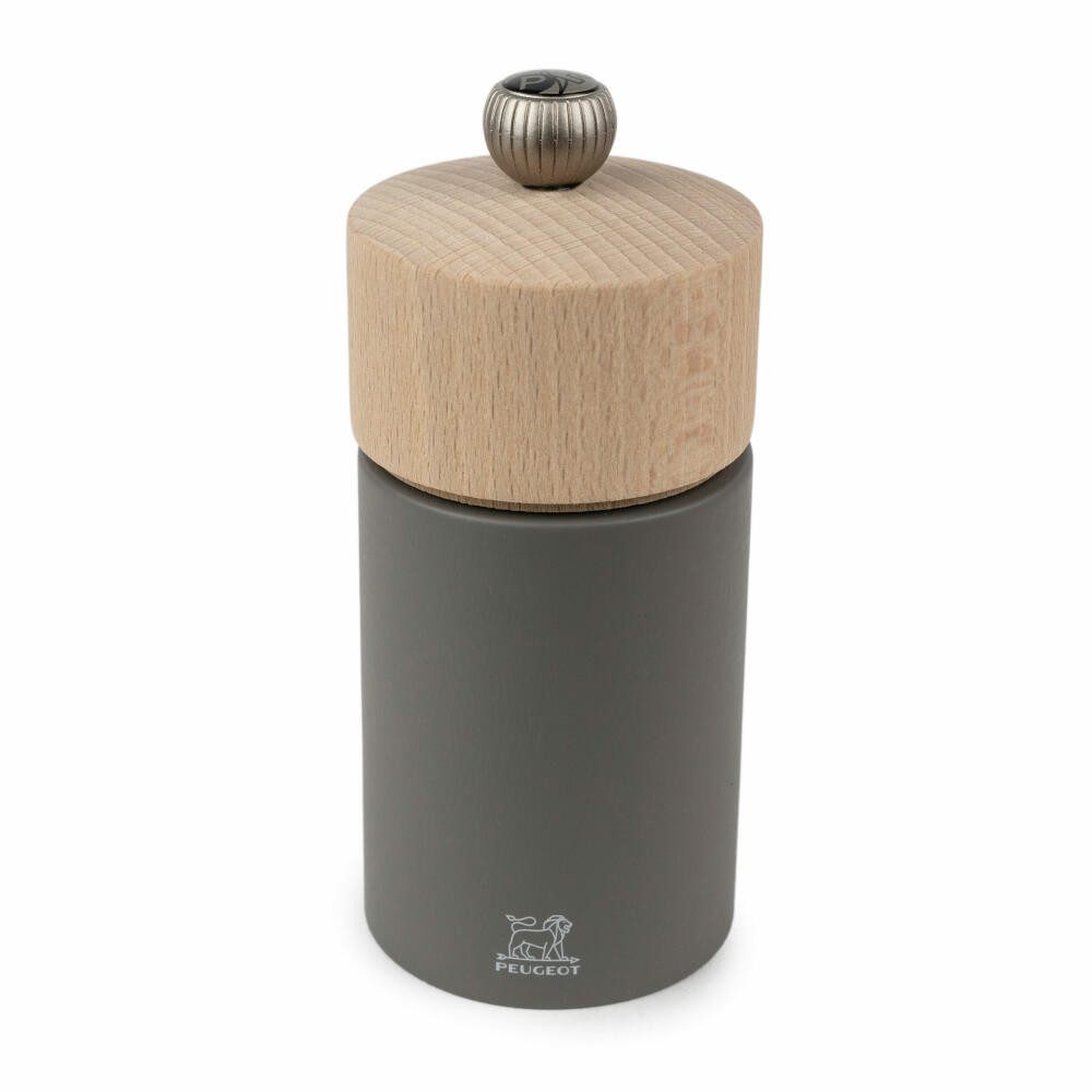 PEUGEOT Pfeffermühle BOREAL 12cm Zirkonia-Mahlwerk Buchenholz Felsgrau Manuell