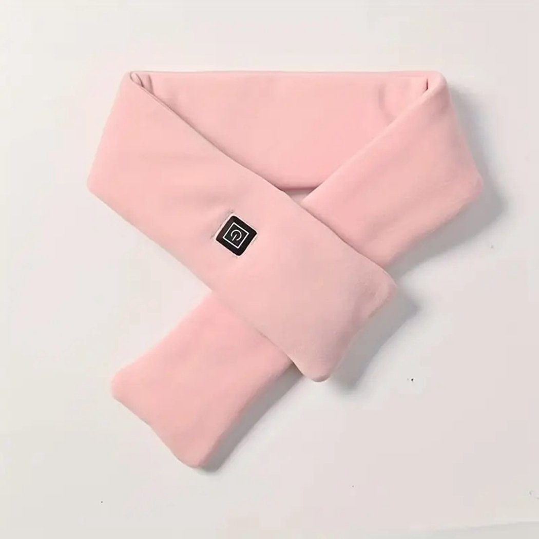 Unisex-Schal Schal Schal, USB beheizter pink TUABUR wiederaufladbarer beheizter