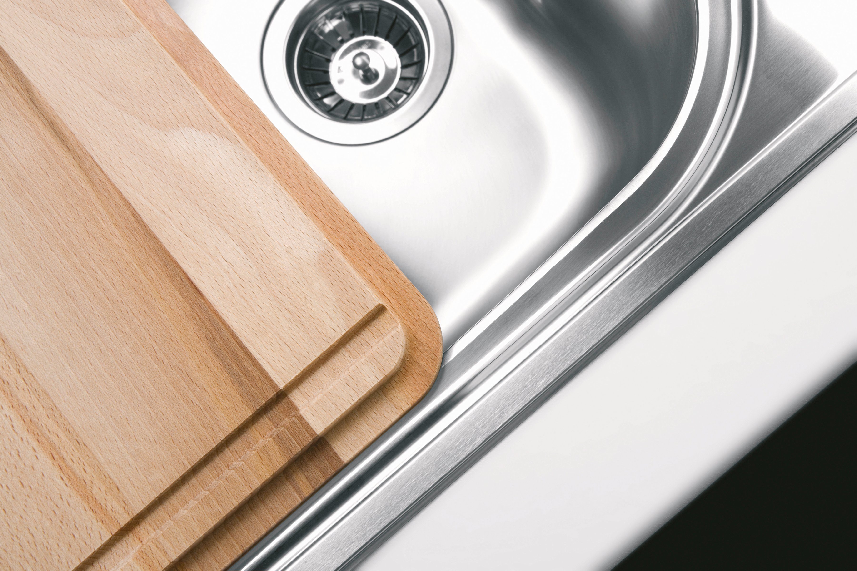 Pyramis stainless steel sink Space Plus, rectangular, 96/48 cm