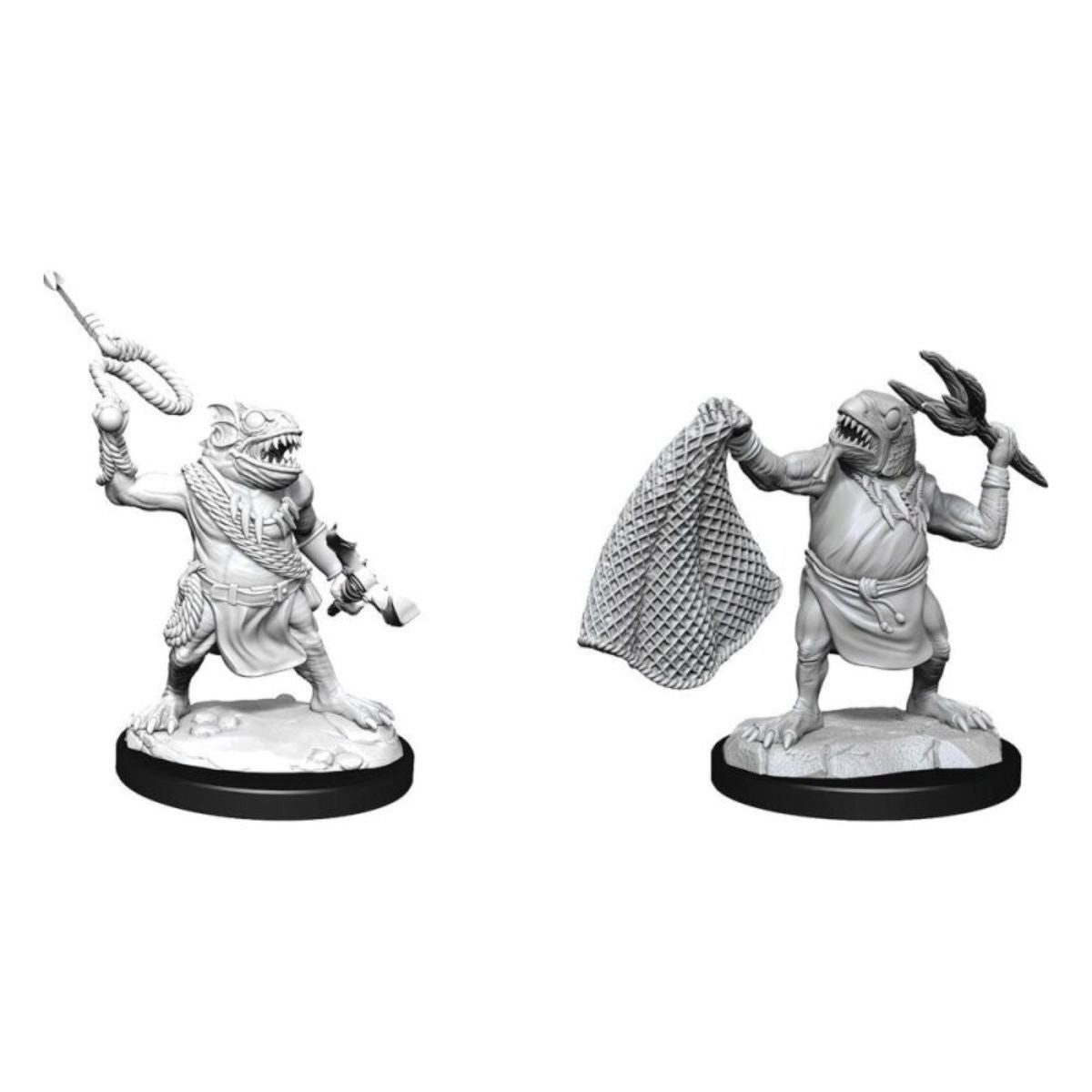 Spielfigur D&D Nolzur's Marvelous Miniatures Kuo-Toa & Kuo-Toa Whip