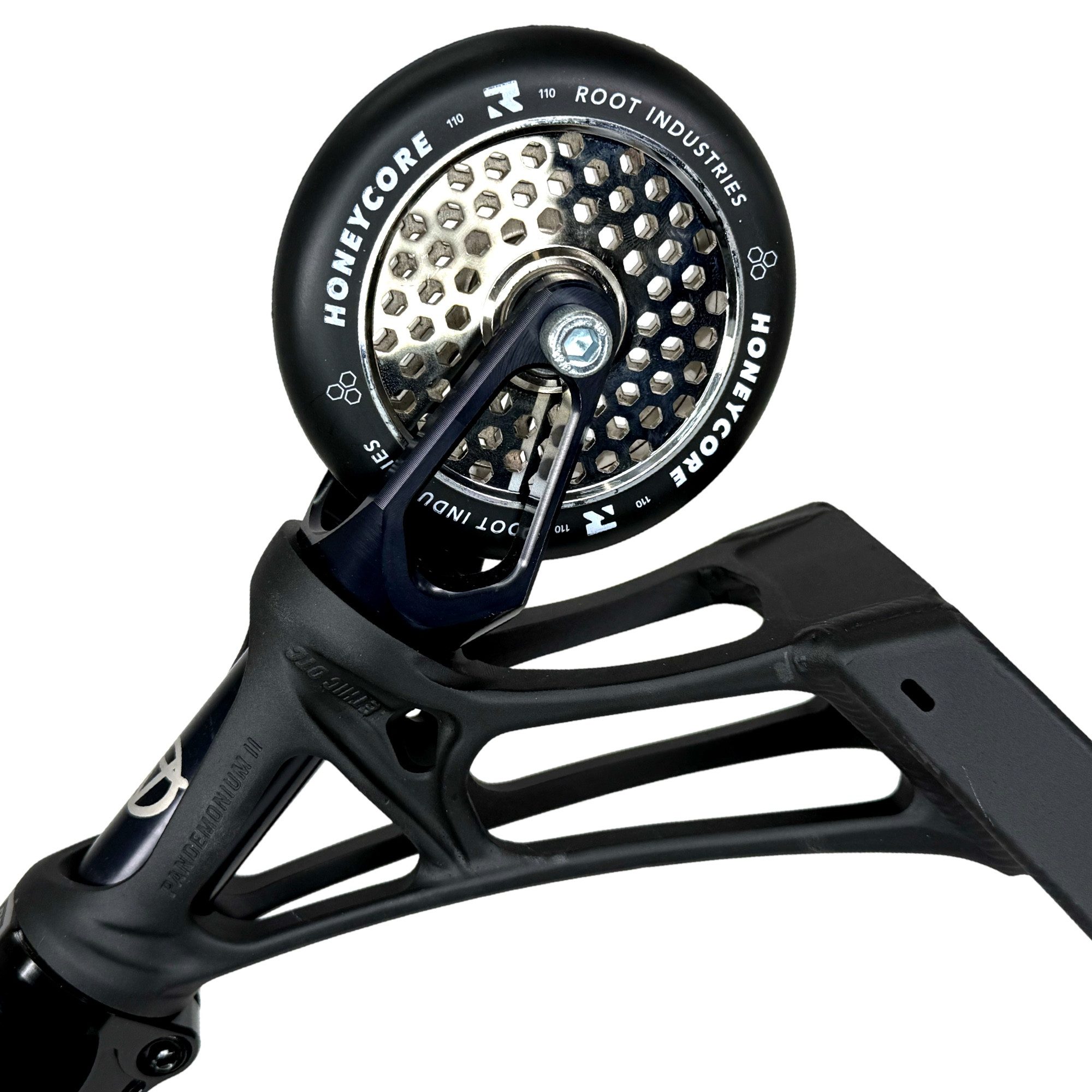 Root Industries Stuntscooter Root Industries Honeycore Stunt-Scooter Rolle 110mm Chrom/PU Schwarz