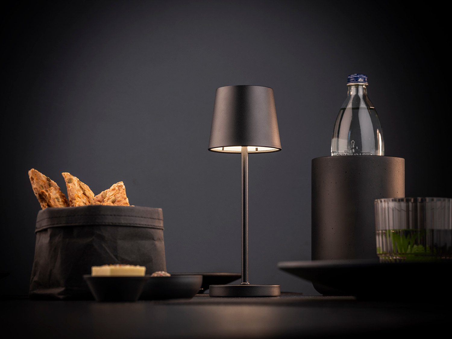 APS LED Tischleuchte "MERLE MINI" Kabellose USB-C Tischleuchte, USB-Ladefun günstig online kaufen