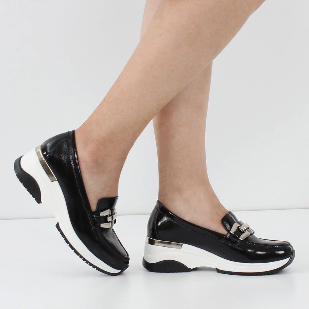 Celal Gültekin 376-20435 Keilpumps Modische Kontrastsohle und 6 cm Keilabsa günstig online kaufen