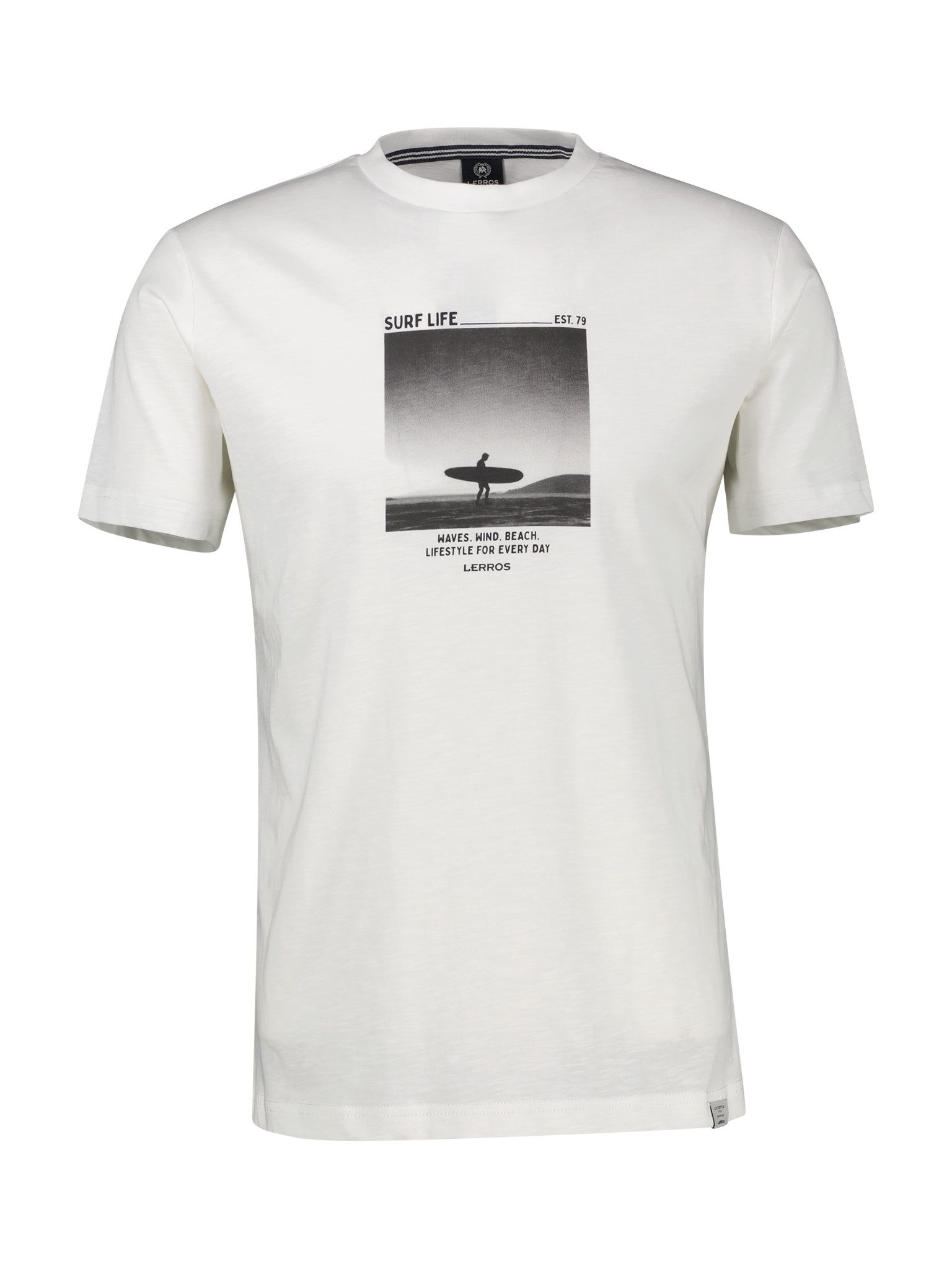 LERROS Kurzarmshirt Sommershirt mit Print – Bild 4 von 5
