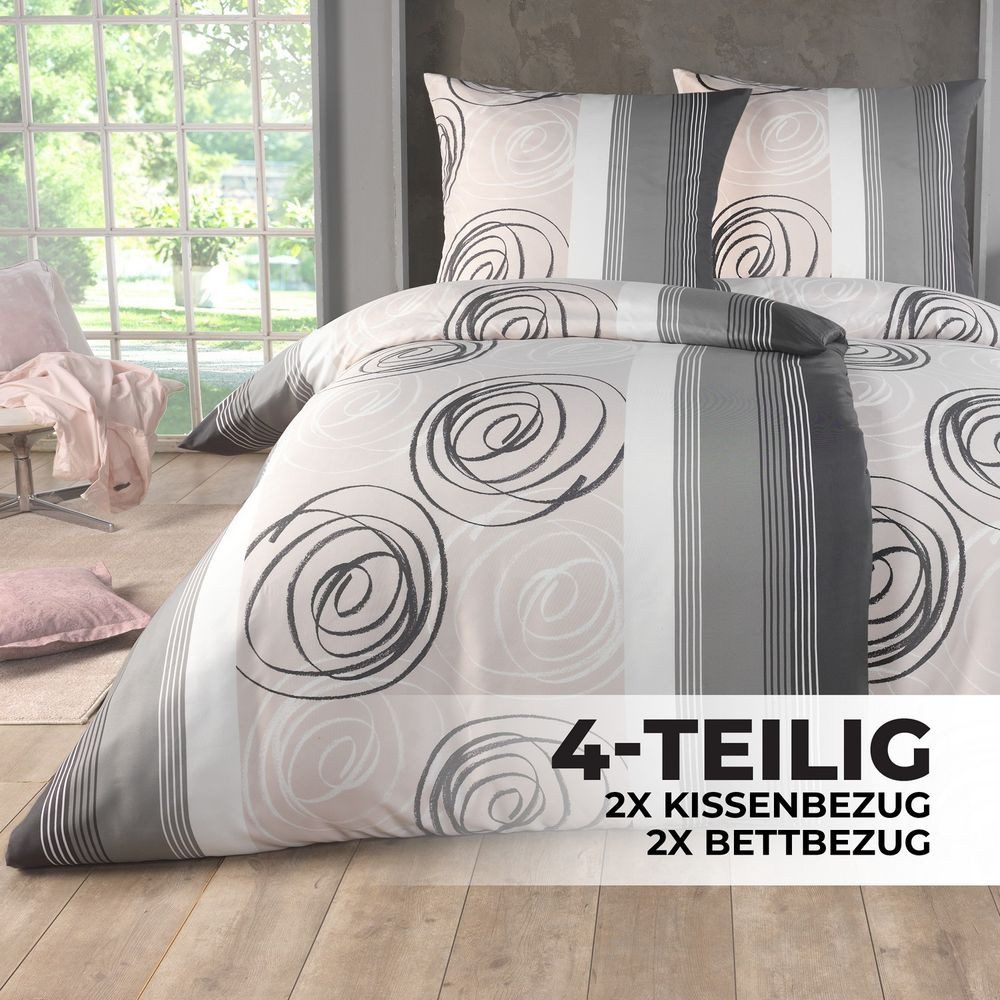 Kuscheli Bettwäsche 2x 135x200 + 2x günstig online kaufen