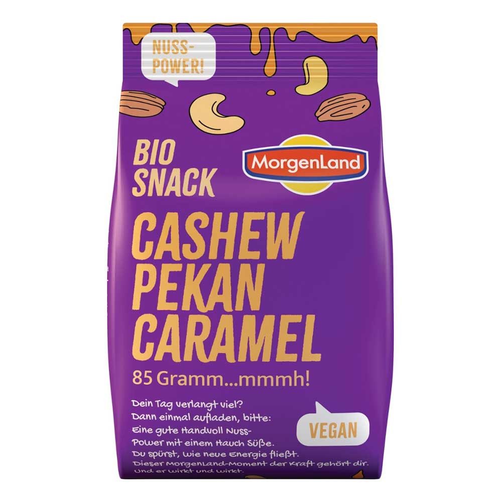 morgenland Süßigkeit Snack - Cashew Pekan Caramel 85g