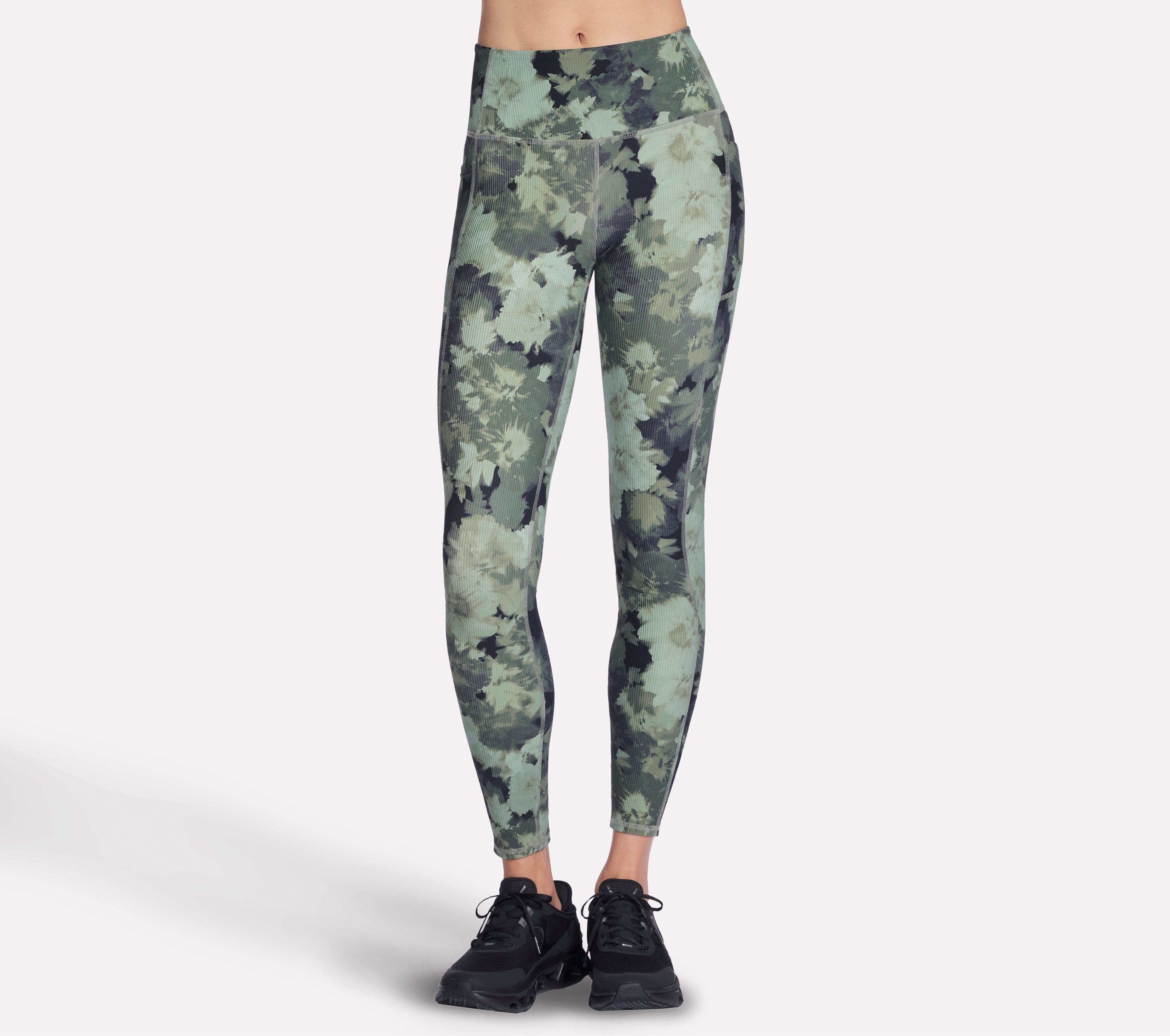 Skechers Leggings GOFLEX RIB INBLOOM FL HW LEGGING