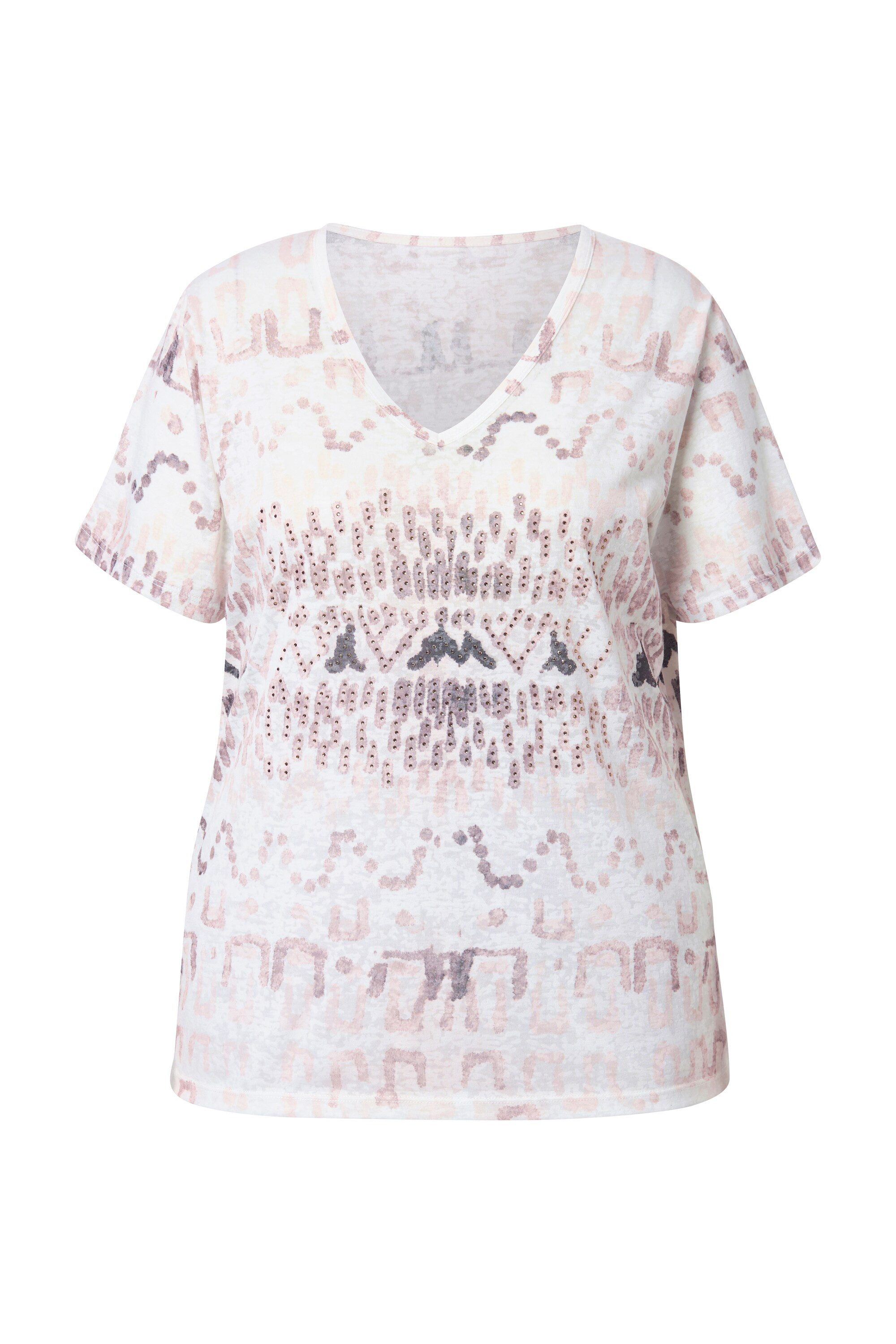 MIAMODA T-Shirt T-Shirt Komfort Fit Glitzersteinchen günstig online kaufen