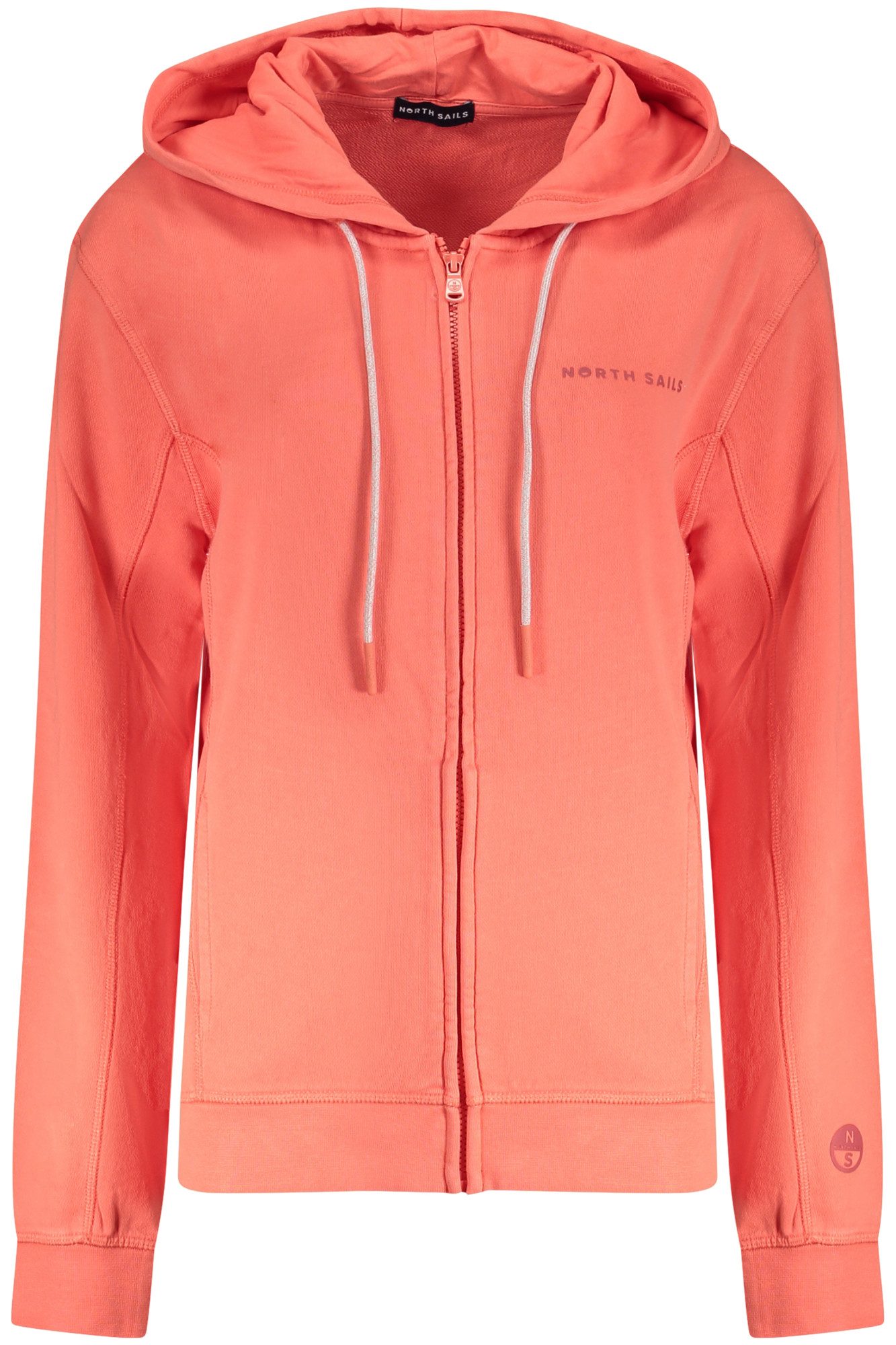 North Sails Sweatshirt Rosa Damen-Sweatshirt mit Reißverschluss & Kapuze