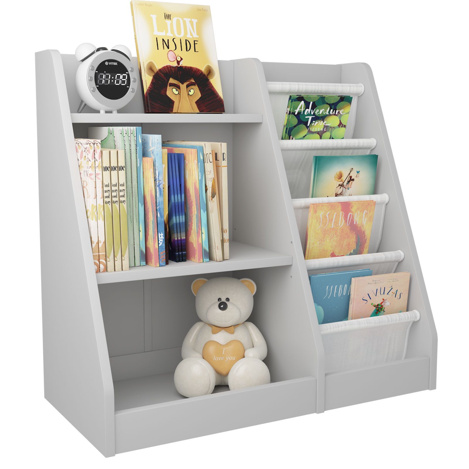 radelldar Bücherregal Kinderregal Spielzeugablage mit 5 günstig online kaufen