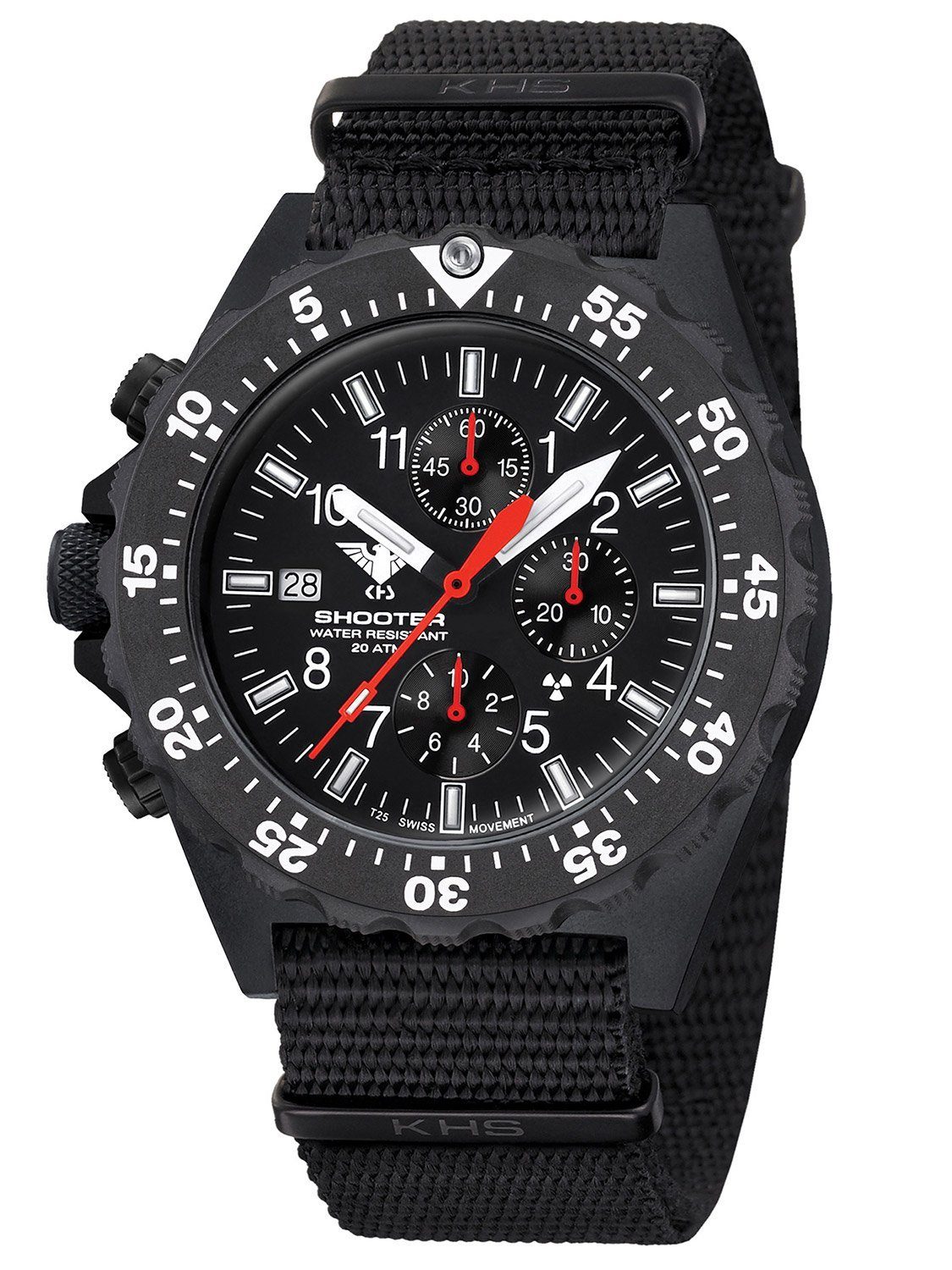 KHS Schweizer Uhr Shooter MKII Chronograph