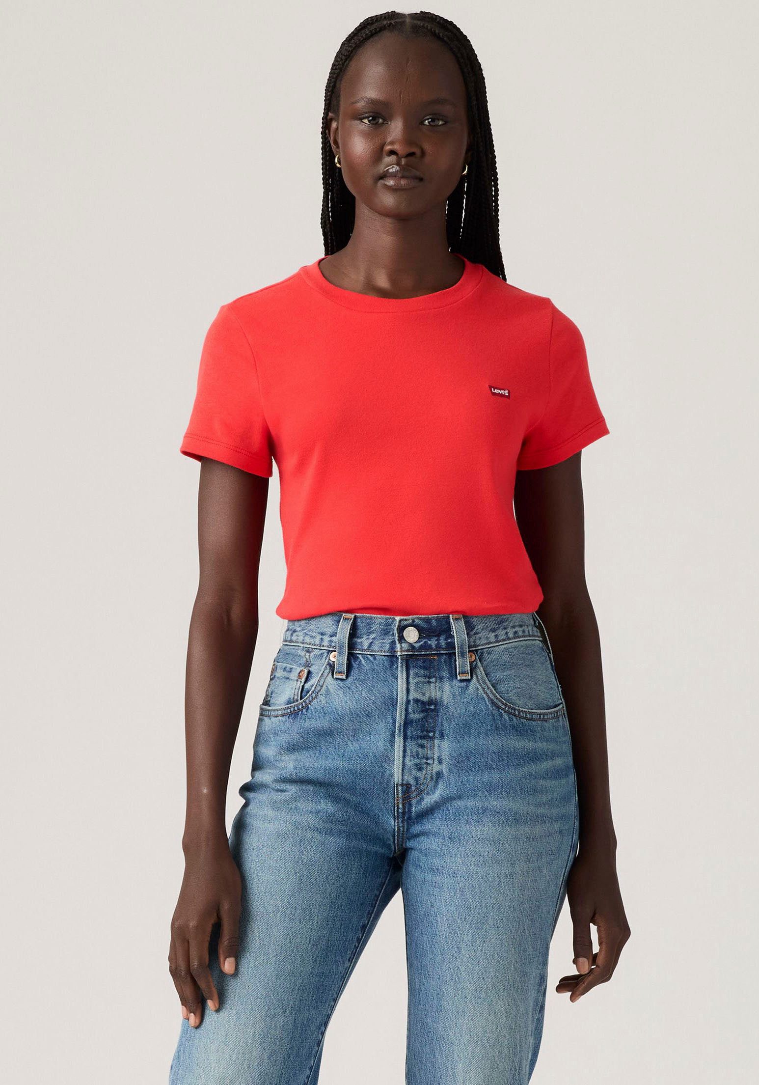 Levi's® T-Shirt Mini-Logo (Packung, 2-tlg) mit kleiner Markenlogo-Stickerei auf der Brust