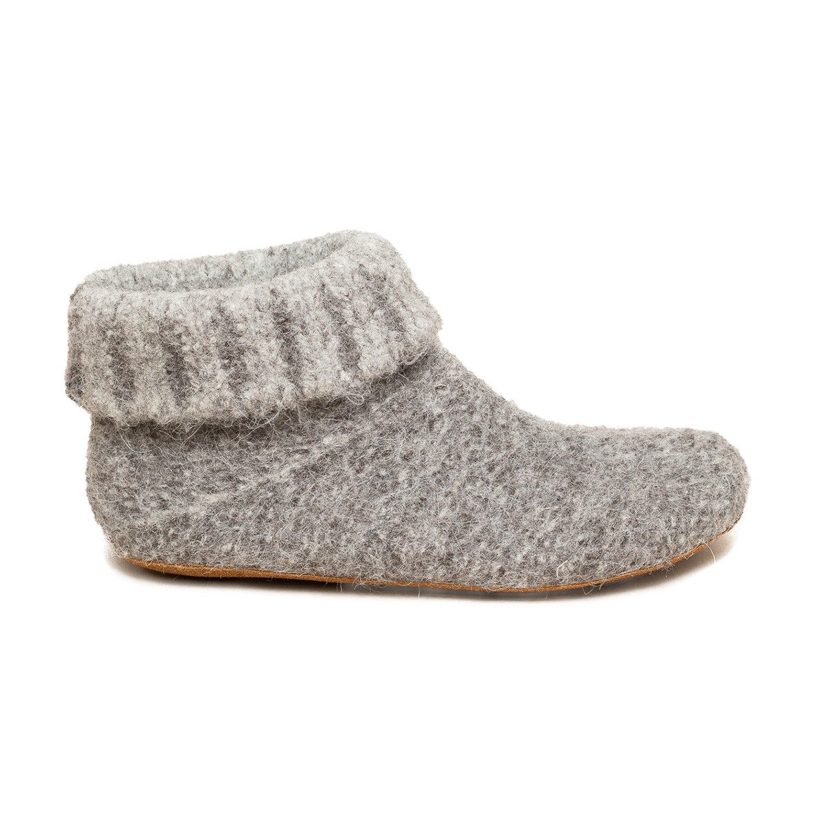 Gottstein Knit Boot Alpaka Hüttenschuhe (1-tlg) Hüttenschuh - Passt sich jeder Fußform perfekt an