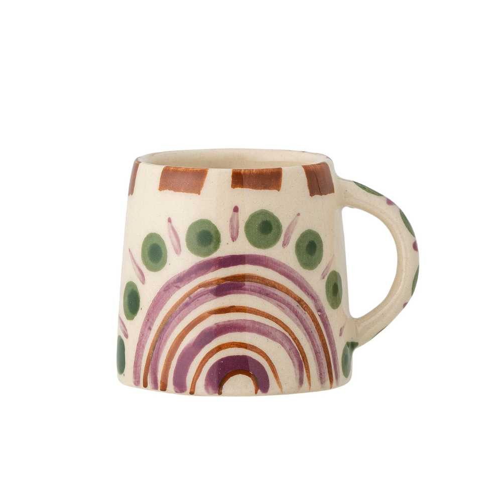 Bloomingville Espressotasse Bloomingville Espresso Tasse SHAMA Creme Weiß Grün