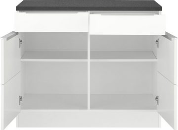 Kochstation Unterschrank KS-Brindisi 100 cm breit, viel Stauraum