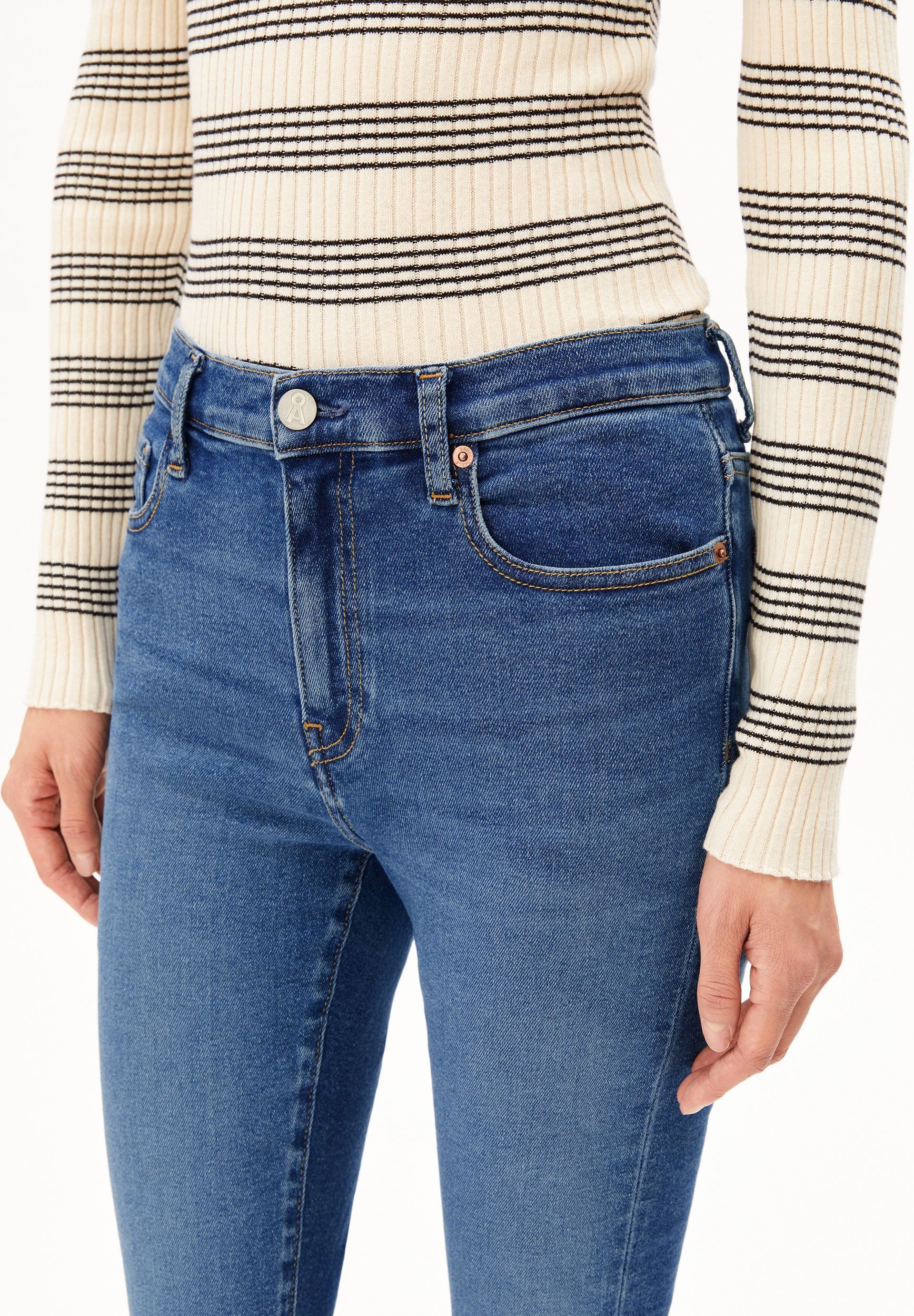 Armedangels Skinny-fit-Jeans TILLAA Jeans aus Bio-Baumwoll Mix X-Stretch (X-Stretch) Mid waist