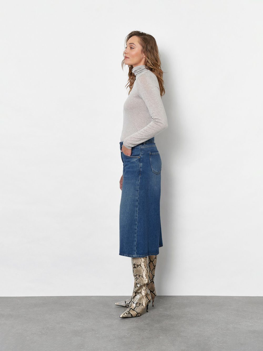 TONI 7/8-Jeans Culotte mit authentischer Waschung