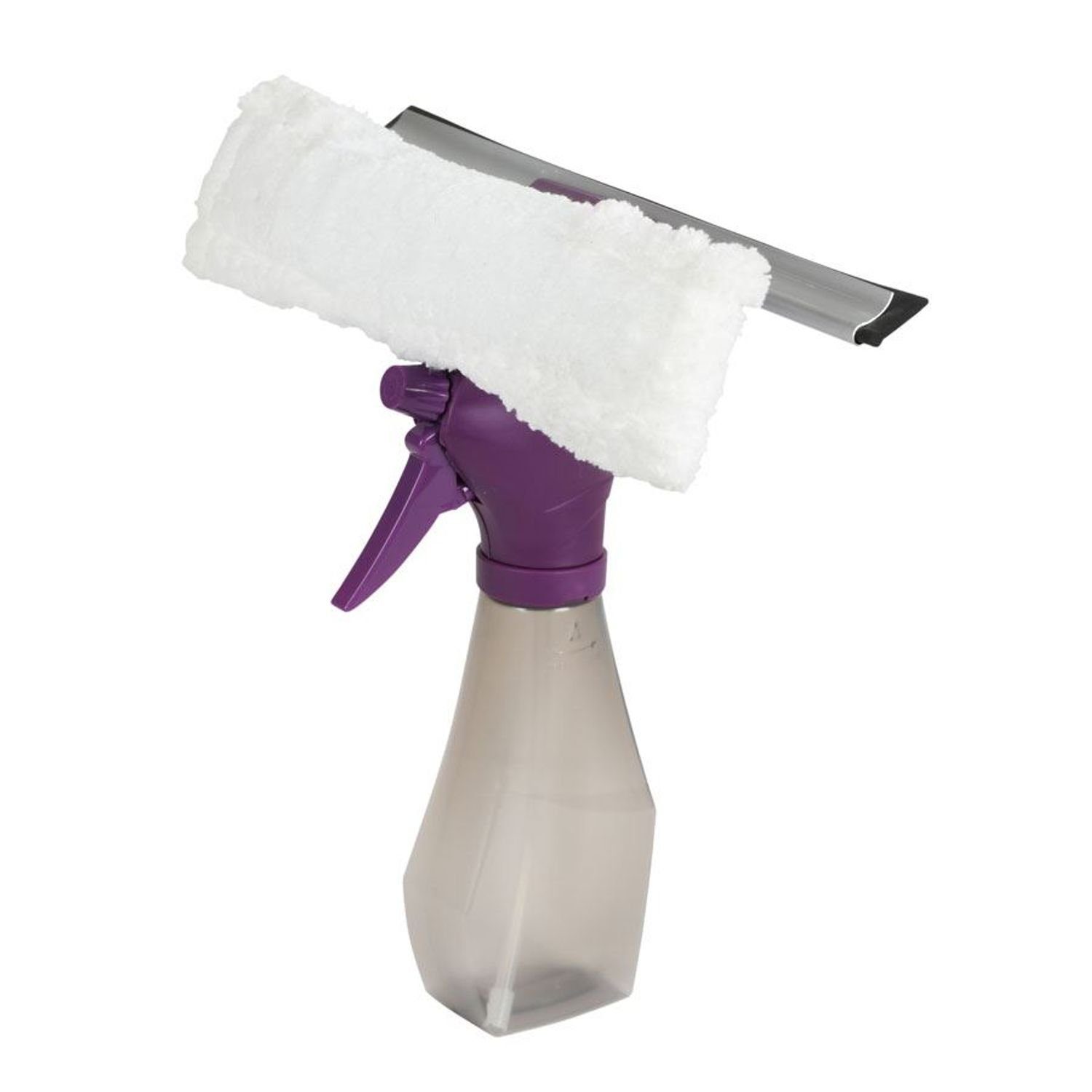 BURI Fensterreiniger Fensterwischer 3in1 Fensterputzer Scheibenreiniger Sprühflasche Mirkro