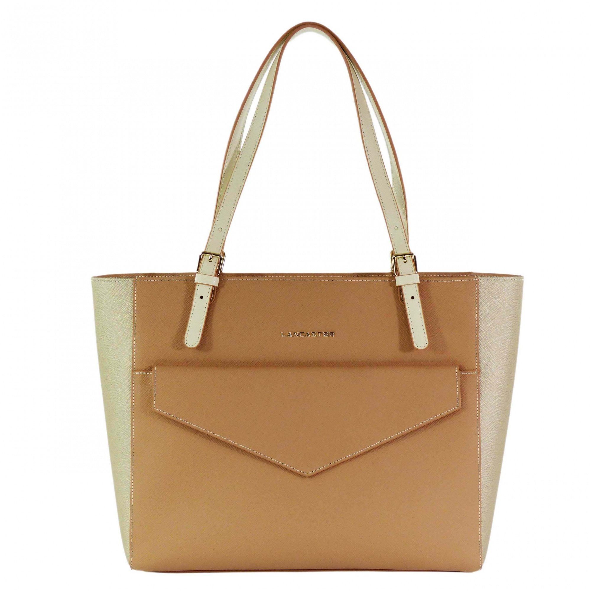 LANCASTER Paris Handtasche Saffiano Signature Tote Bag