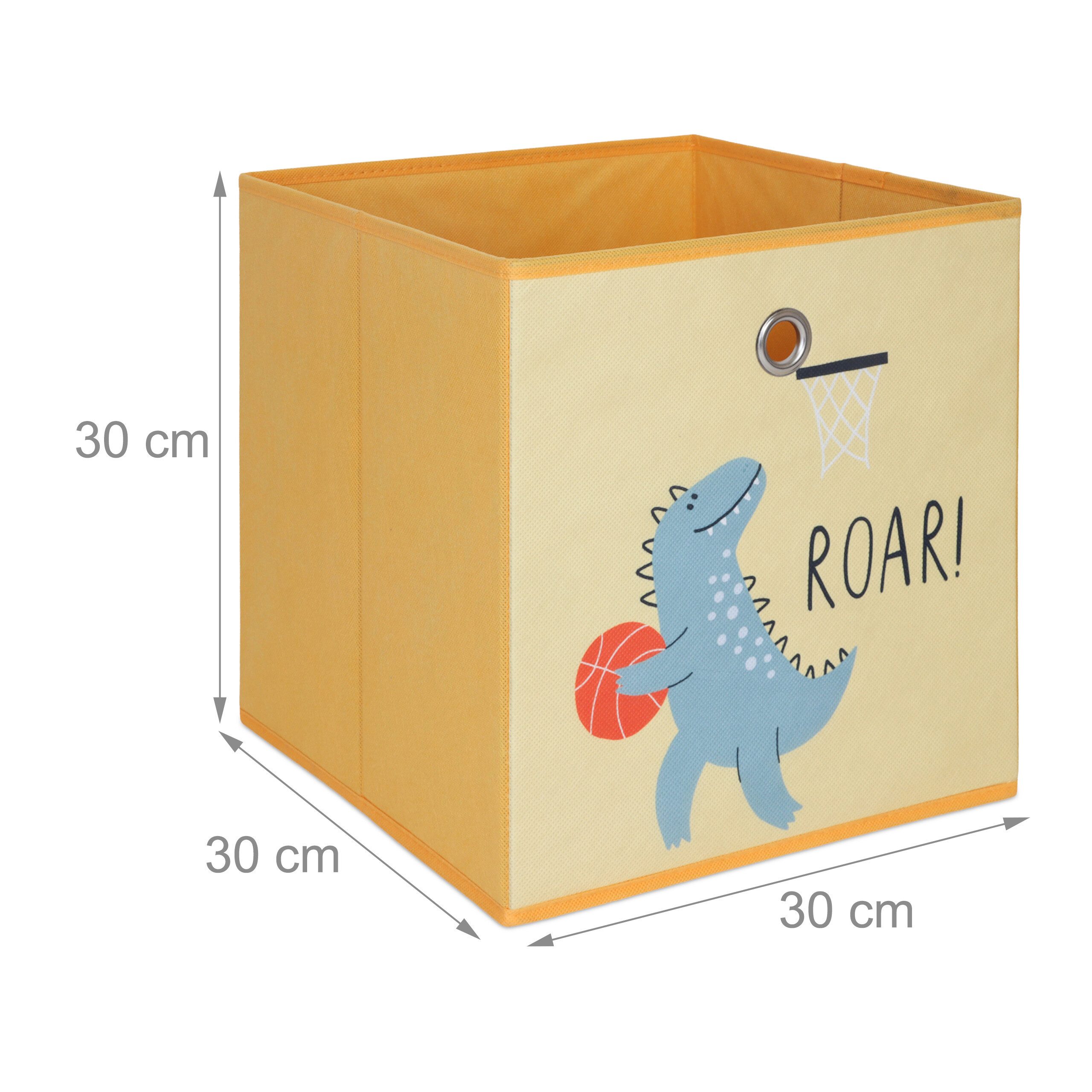 relaxdays Faltbox Kinder Aufbewahrungsboxen im 3er Set (3 St), A – Bild 4 von 5