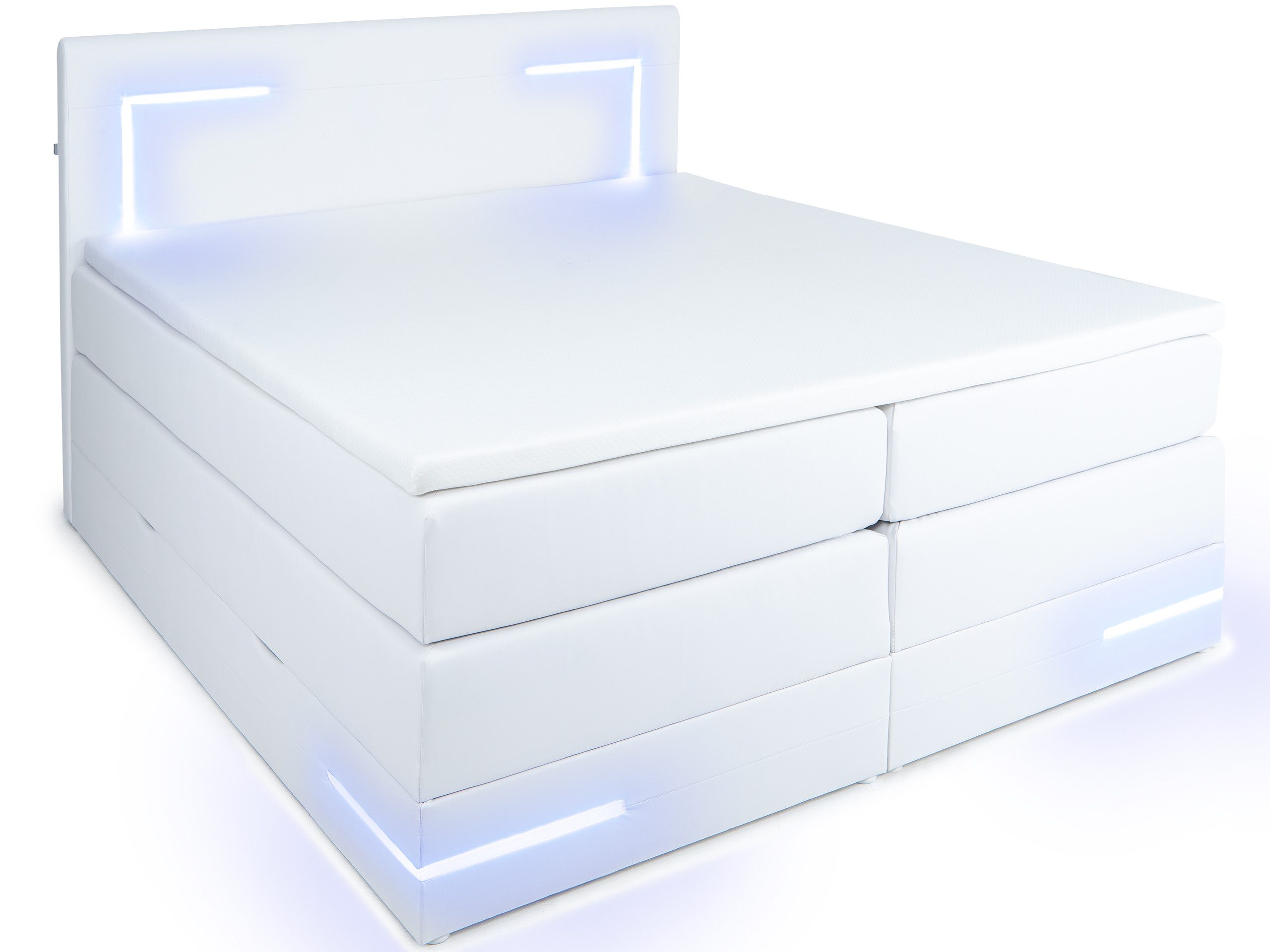 wonello Boxspringbett Lights 2.0, mit LED günstig online kaufen