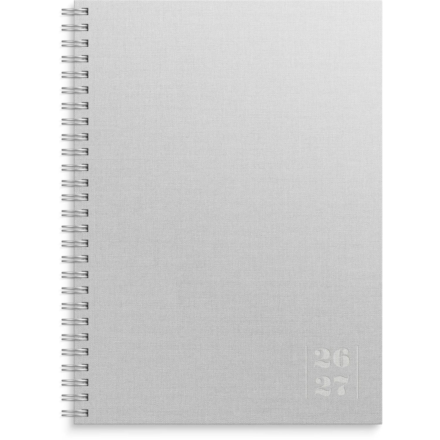 Jahresplaner Kalender 26/27 Senator A5 Textil Hellgrau