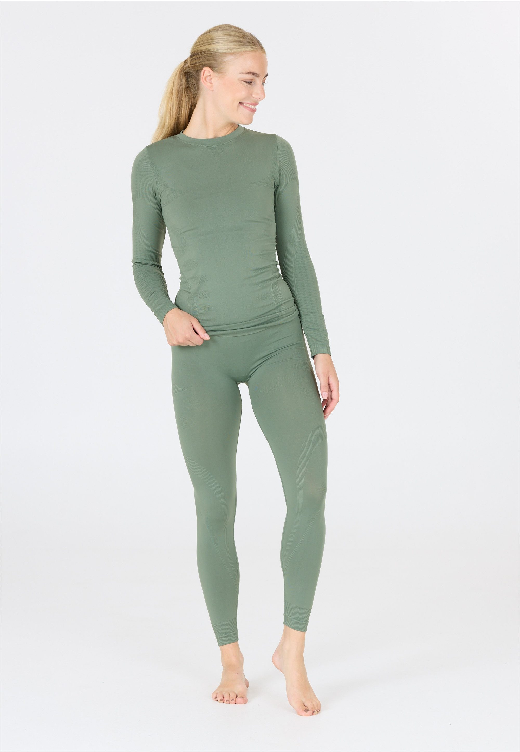 WHISTLER Funktionsshirt Mall (2-tlg) mit Langarmshirt und Tights