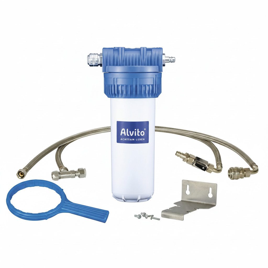 Alvito Aquariumfilter, Einbau-Filtersystem Untertisch 2.2 ohne Hahn