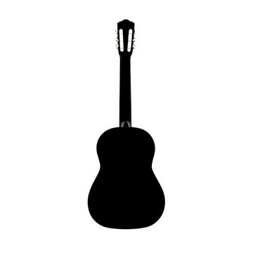 Stagg Konzertgitarre SCL50-BLK 4/4 klassische Gitarre mit Lindendecke, schwarz