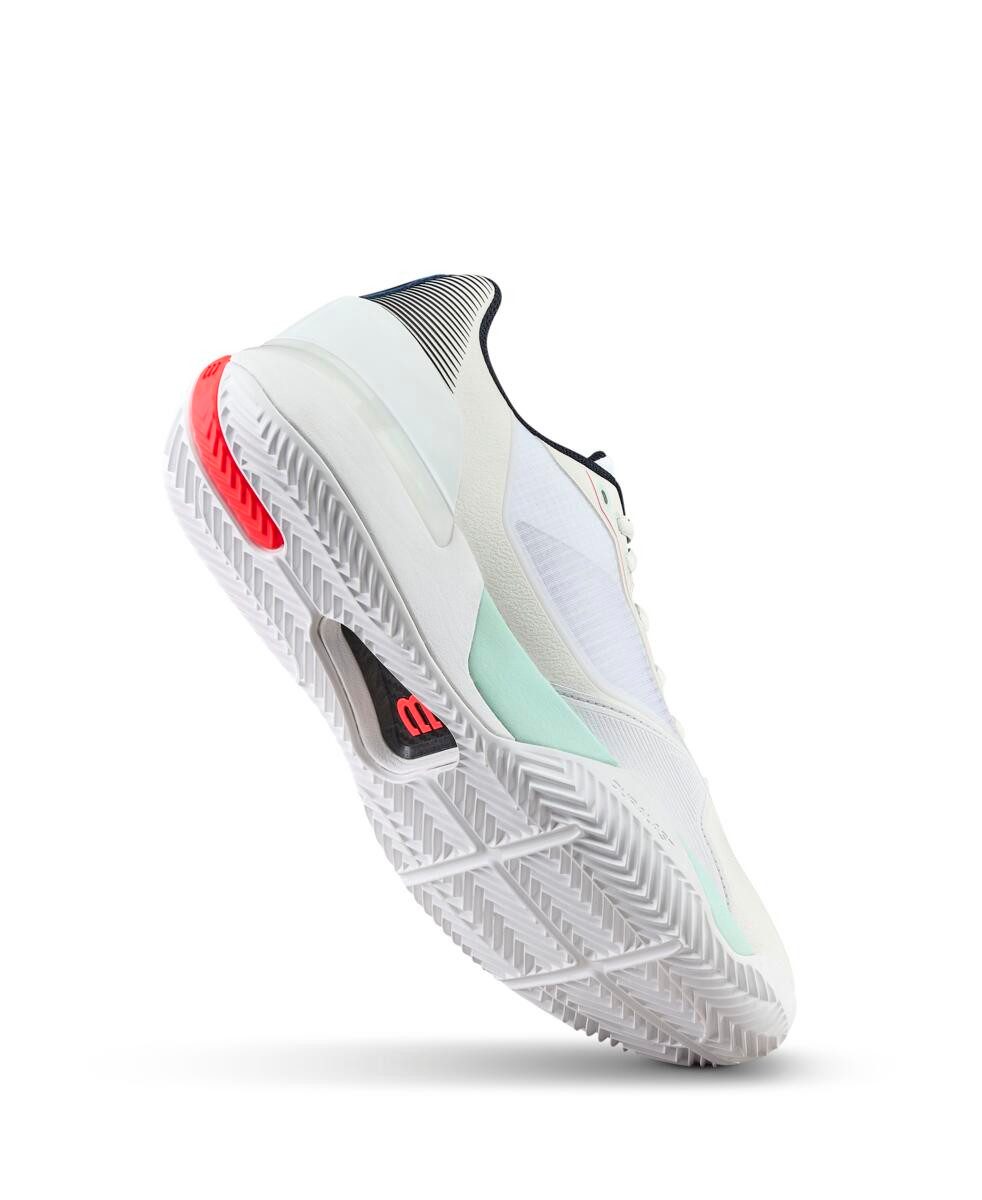 Wilson Rush Tour 5.0 Clay/Sandplatz weiss/mint/coral Herren Tennisschuh