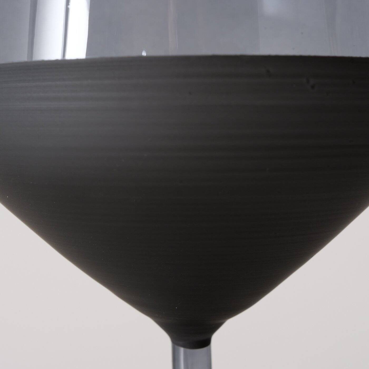BOLTZE GRUPPE GmbH Weinglas Weinglas MOLUNA, schwarzes Glas, Glas