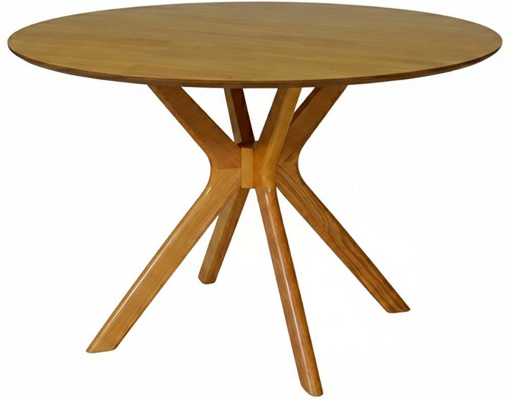 Jahnke Esstisch DINE ROX, Esstisch, rund, Massivholz, Skandi-Look, für bis zu 4 Personen, 115 cm