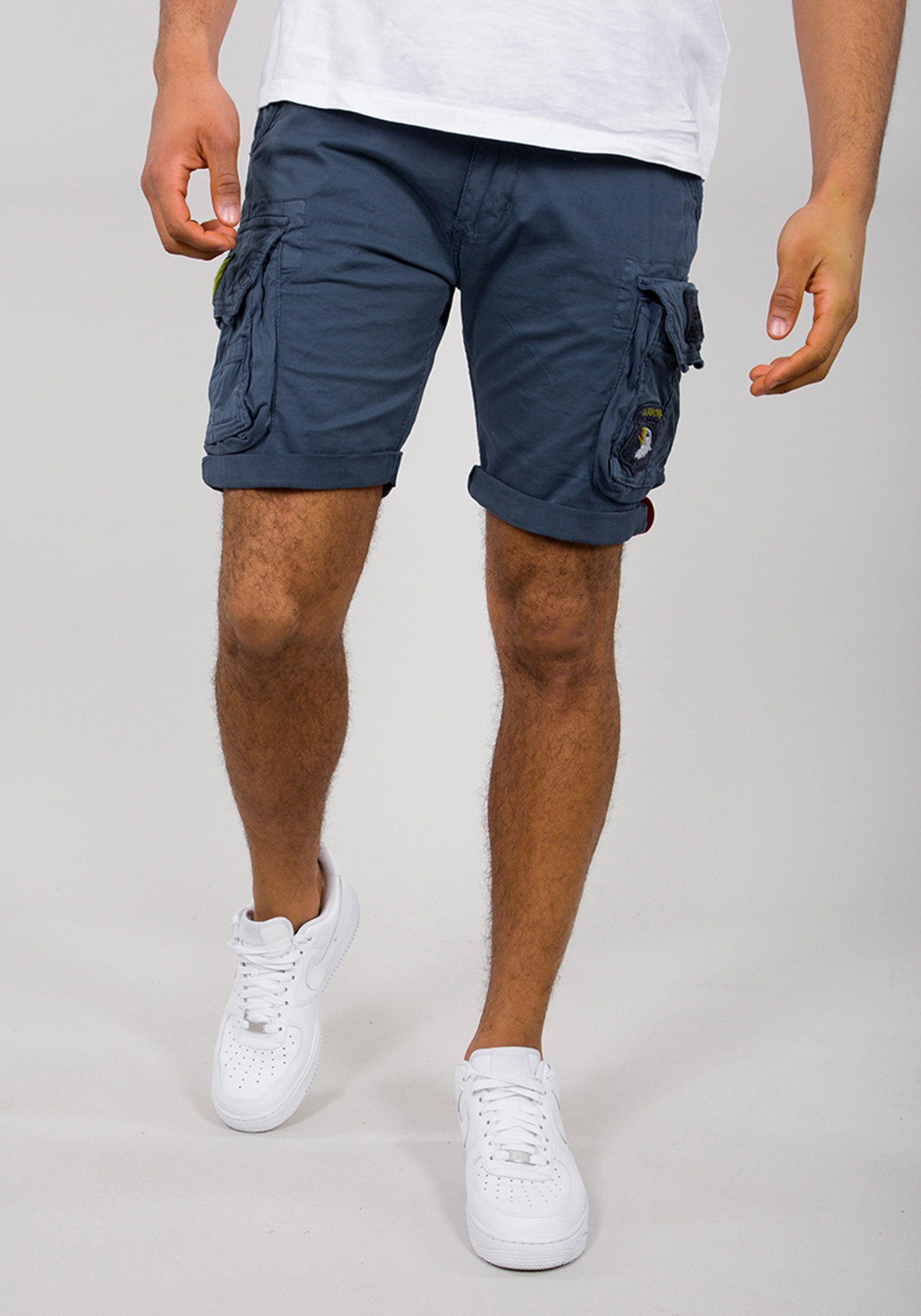 Shorts Shorts new Crew Alpha Alpha navy Industries Men - Short Industries Patch