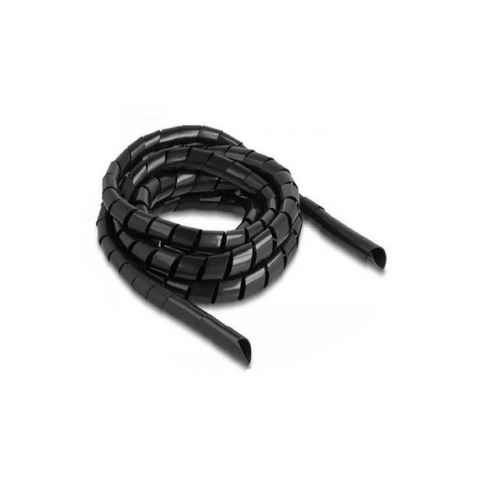 Delock Kabelkanal Spiralschlauch flexibel 2 m x 14 mm schwarz