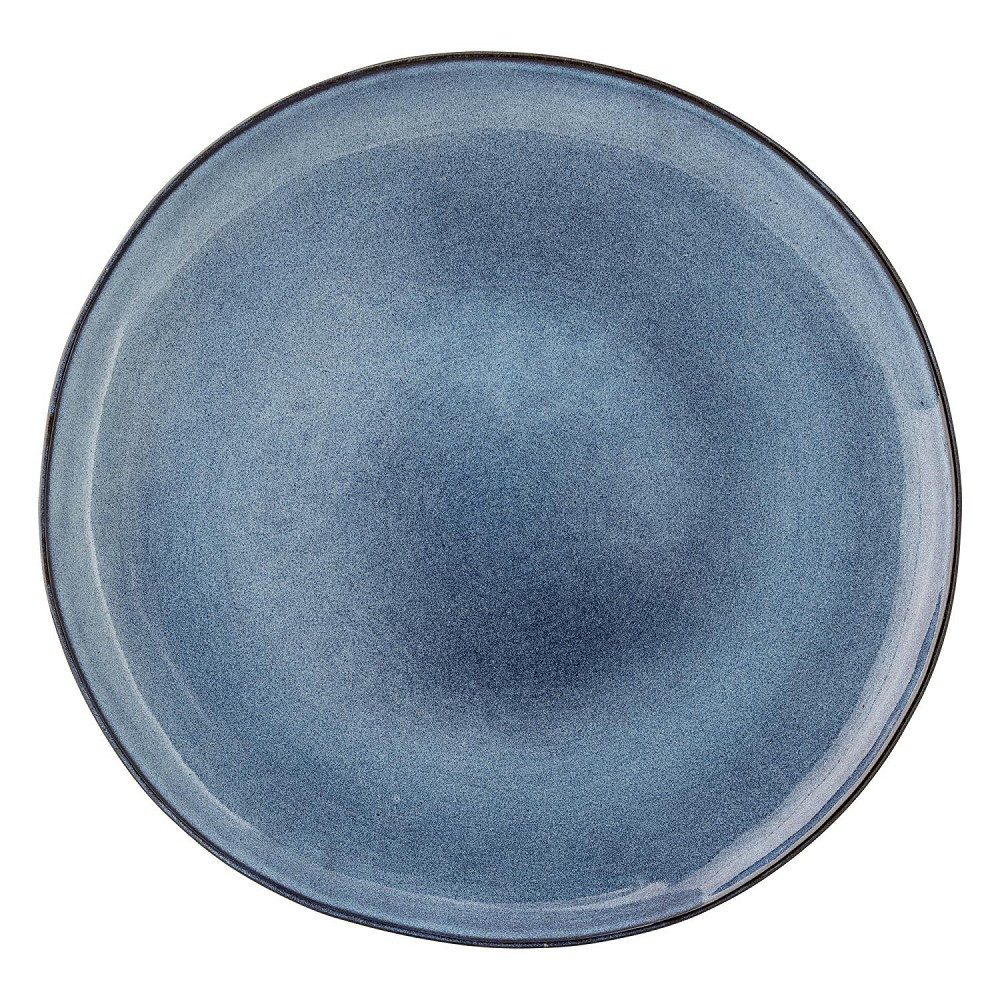 Bloomingville Speiseteller Sandrine, Spülmaschinengeeignet, Blau, Sandrine, ⌀ 28.5cm, Blau, Sandrine, H: