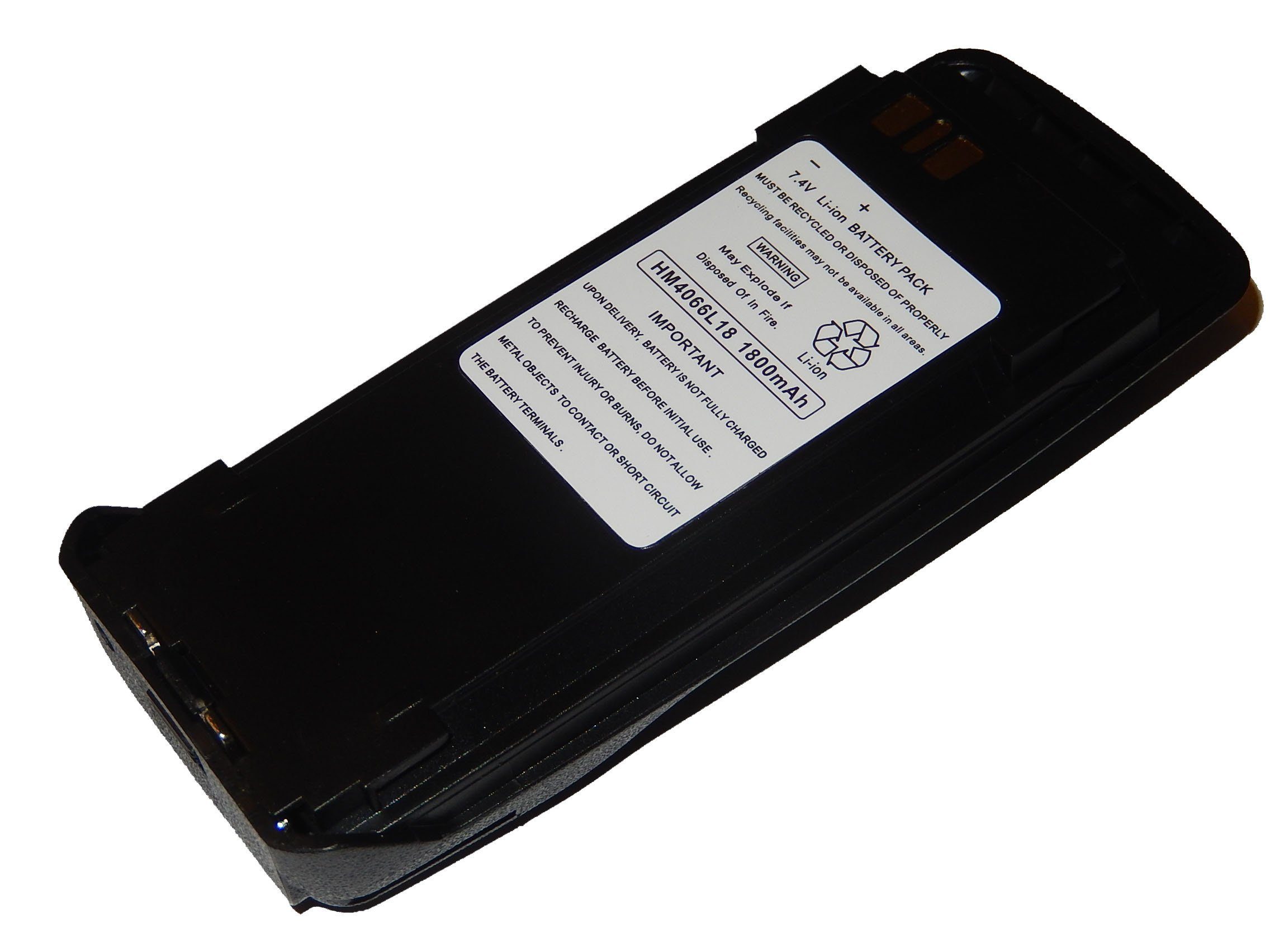 vhbw kompatibel mit Motorola MOTOTRBO DGP6150+, DGP6150, DGP4150+, DGP4150 Akku Li-Ion 1800 mAh (7,4 V)