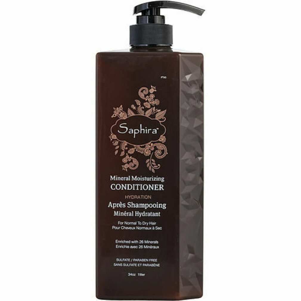 Saphira Haarspülung, Mineral, Paraben-Free, Hair Conditioner, For Hydration, 1000ml
