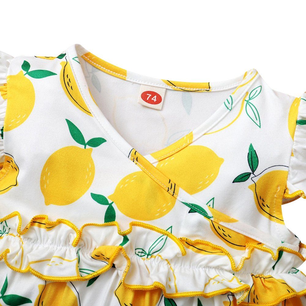 Mädchen Kleid Hose Shirt 2 Teiler Kleidchen Sommerkleid Baby Kinder ab 9,90€ 