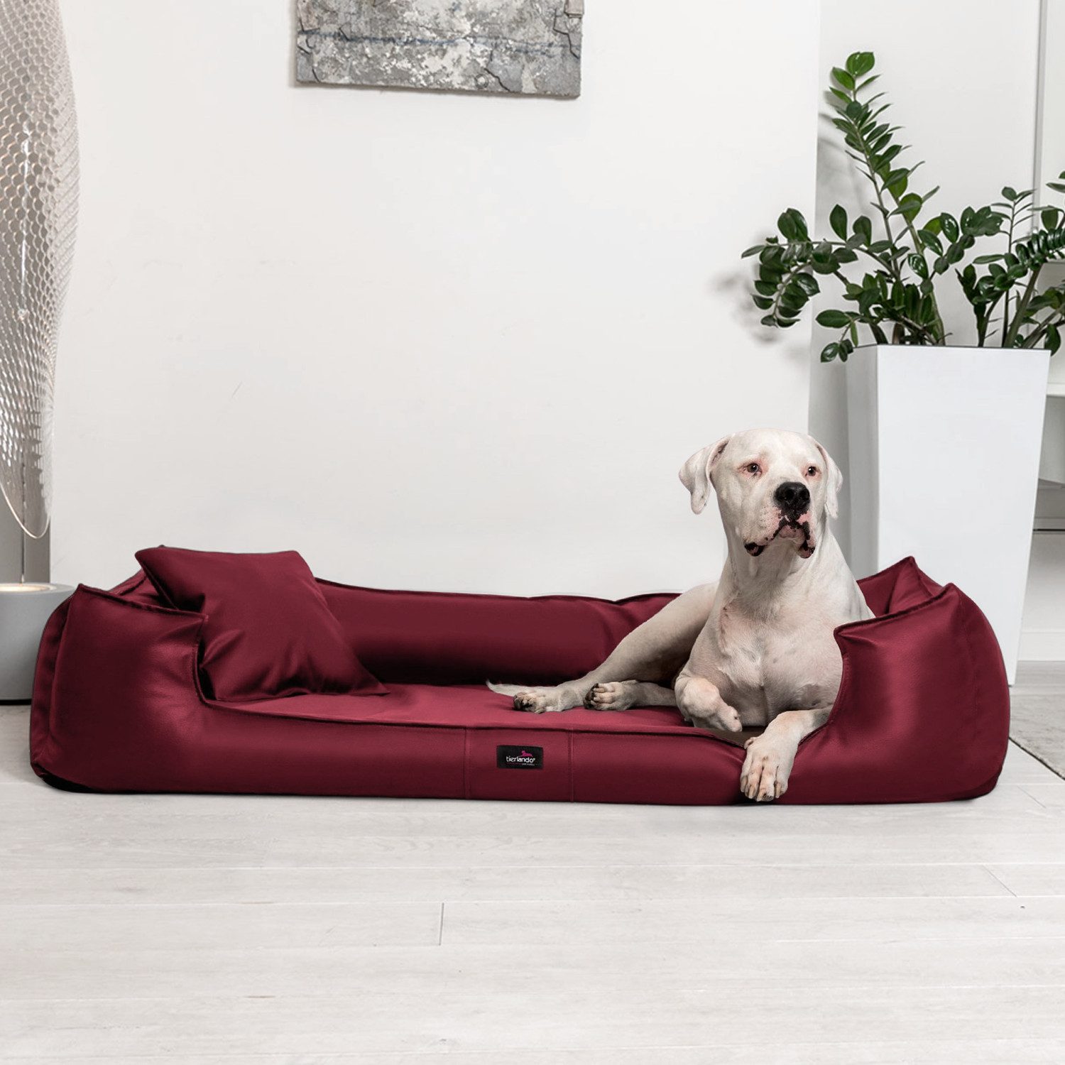 tierlando® Tierbett Orthopädisches Hundebett GOOFY Kunstleder, Matratzensch günstig online kaufen