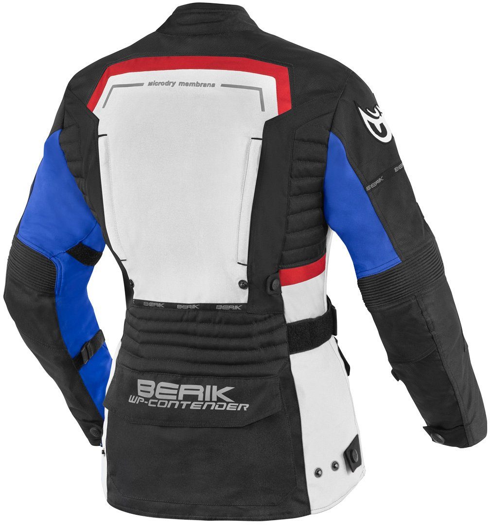 Berik Motorradjacke Torino wasserdichte Damen Motorrad Textiljacke Verbindungsreißverschluss,Ellenbogenprotektoren enthalten,herausn