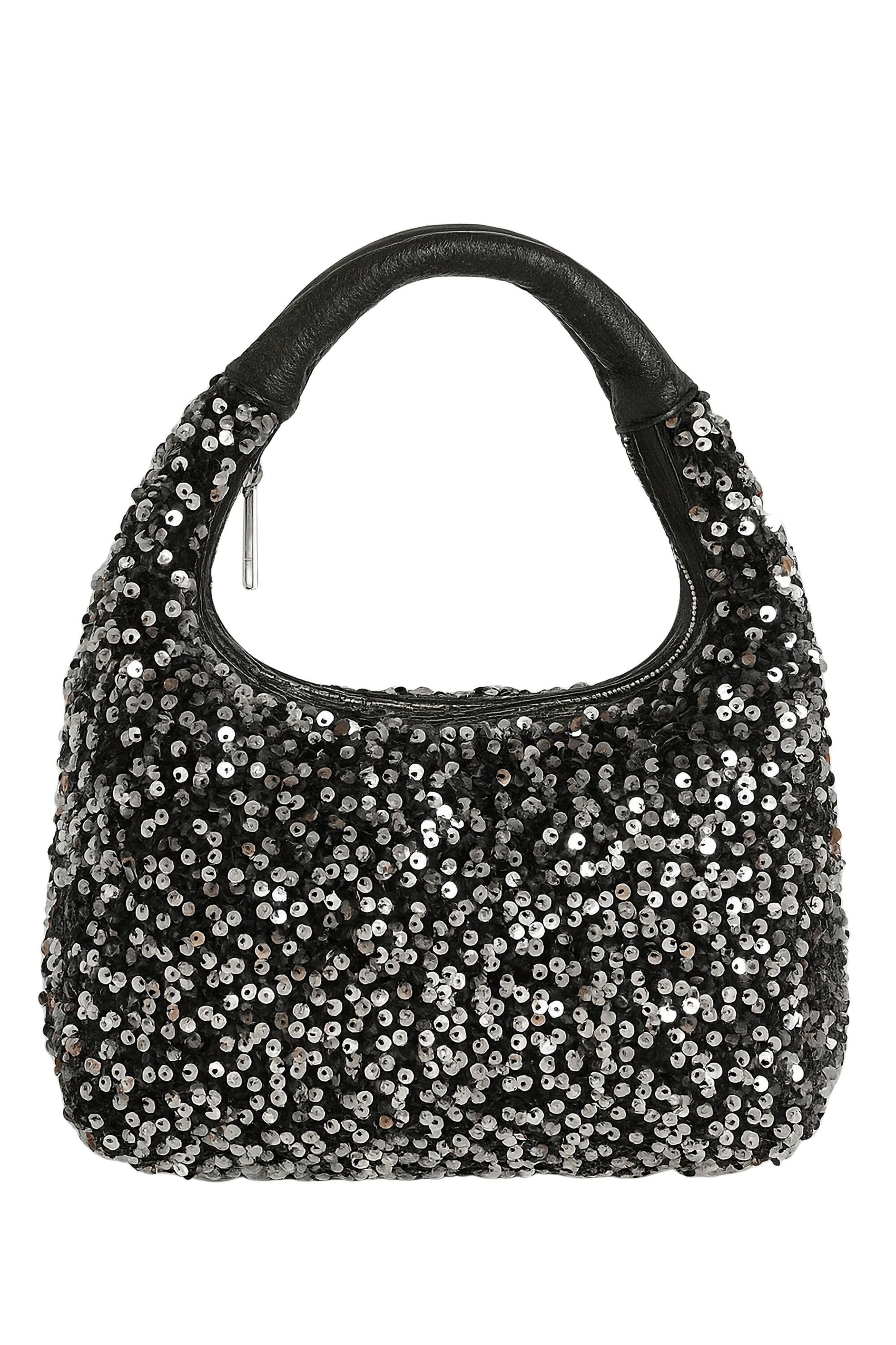 COLLEZIONE ALESSANDRO Schultertasche Pailetten, Abendtasche mit Pailetten