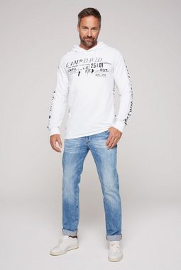 CAMP DAVID Kapuzensweatshirt mit Rippbündchen