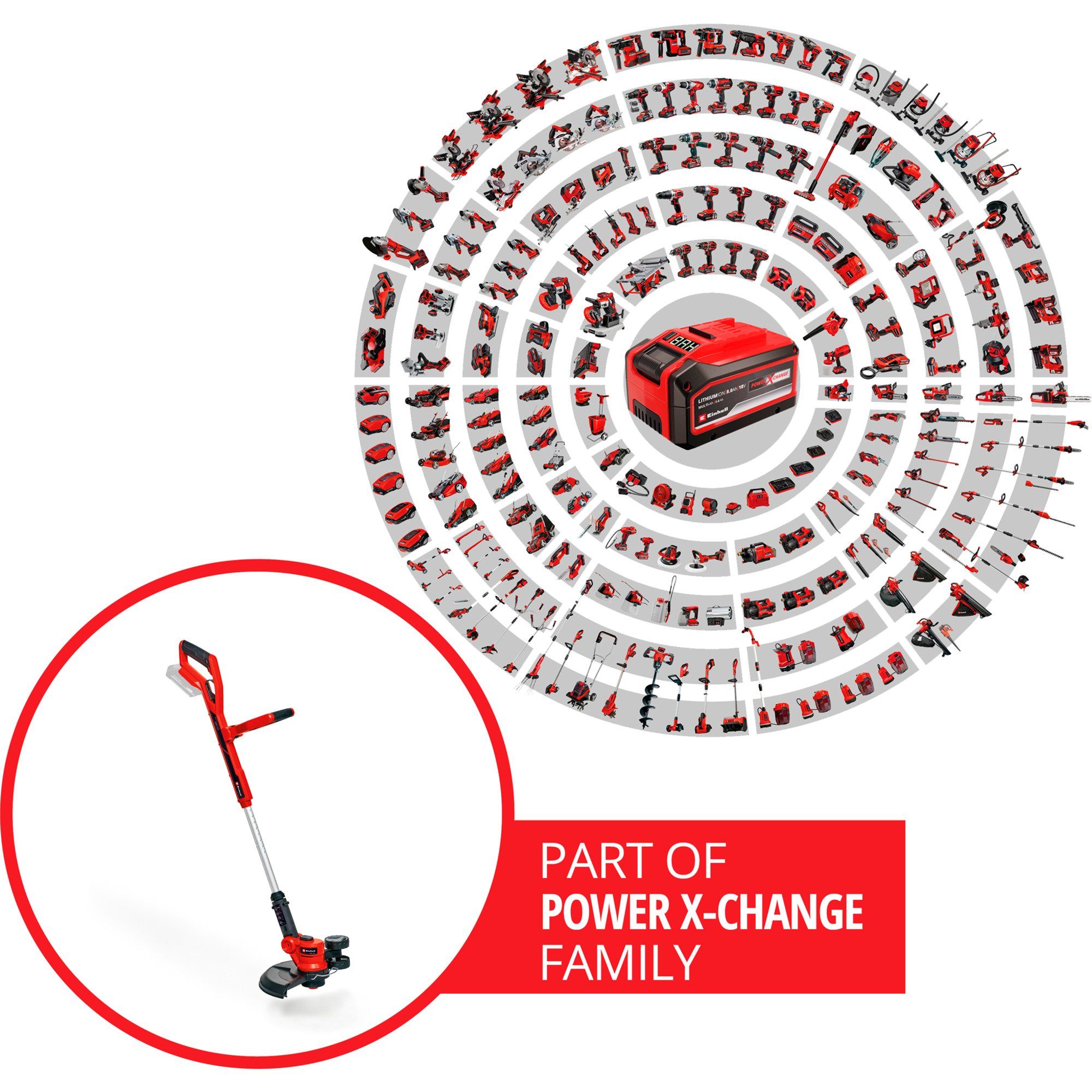 Einhell Akku-Rasentrimmer "GE-CT 18/30 Li-Solo", ohne Akku und Ladegerät günstig online kaufen