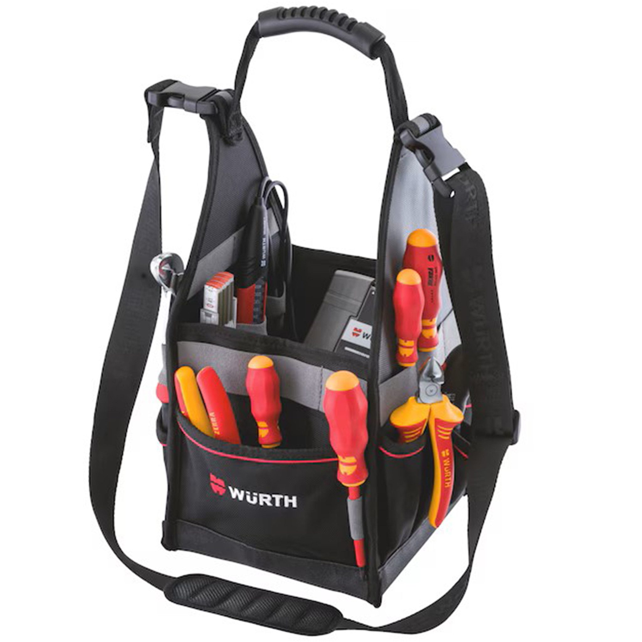 Würth Werkzeugtasche Werkzeug Installationstasche ohne Metallteile LBH 220x220x420 mm