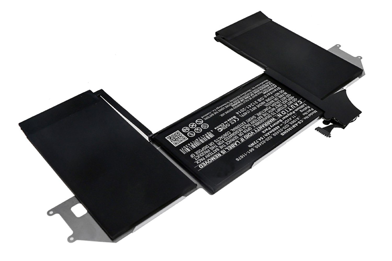 9,1 8,2 mAh Ersatz Laptop-Akku V) MacBookAir MacBookAir Apple Li-Polymer CS-AM1965NB PowerSmart ID 4800 für (11,4 MAC
