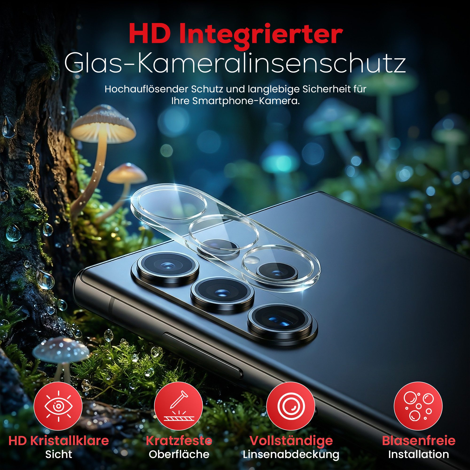 MSM Displayschutzglas 2X Schutzglas (Display + Kamera) für Samsung Galaxy S26 Ultra 9H – Bild 3 von 5