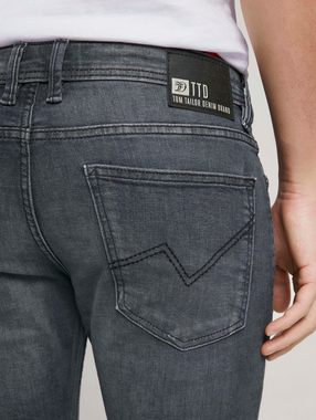 TOM TAILOR Denim Straight-Jeans Slim Piers Jeans mit Bio-Baumwolle
